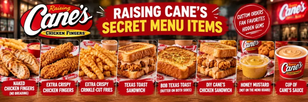 Raising Cane's Secret Menu Items