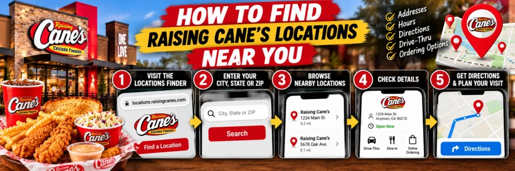 How to Find Raising Cane’s Locations Near You