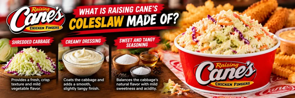 Raising Cane’s Coleslaw Ingredient Breakdown