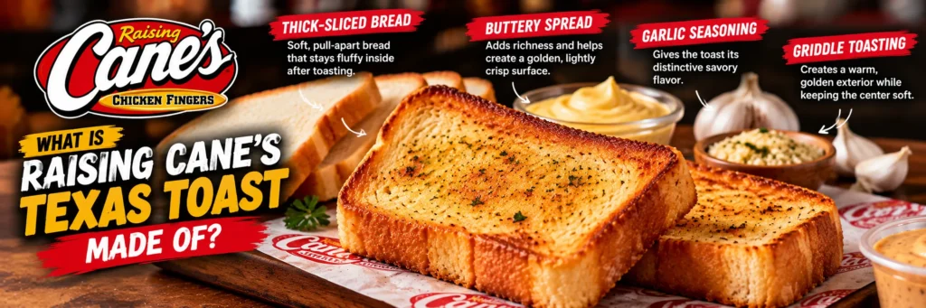 Raising Cane’s Texas Toast Ingredients