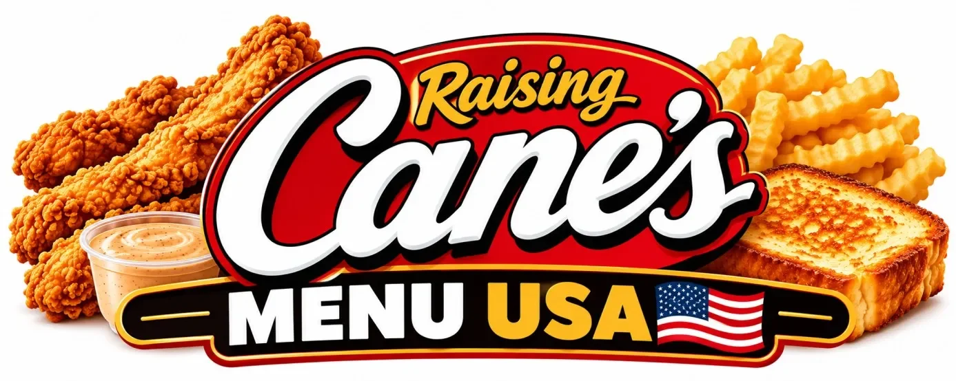 Raising Cane's menu logo